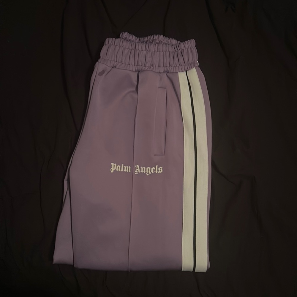 Palm Angles, Purple Side Striped Jogging Sweatpants